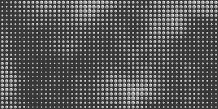 Abstract Dark Black and White Pattern of Spots of Various Sizes, Geometric Mosaic Texture with Random Shades of Gray - Generative Art, Vector Background Designのイラスト素材
