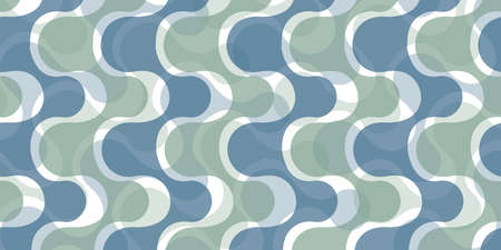 Abstract Minimalist Wavy Flowing Connected Metaball Shapes Pattern - Texture, Background Design,...