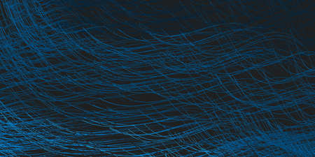 Dark Colorful Curving, Wavy Lines - Digitally Generated  Futuristic Abstract 3D Geometric Striped...