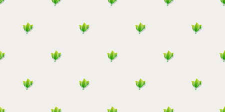 Green Leaf Pattern Background Design, Rows of Many Leaves, Texure, Wallpaper Template for Web in...