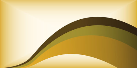 Abstract Minimalist Brown Wavy Flowing Lines - Background Design with Copyspace - Simple Wide Scale Vector Template, Concept with Place for Your Textのイラスト素材