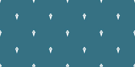 Ice Creams Seamless Pattern Background