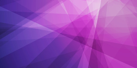 Purple 3D Modern Style Triangle Shaped Translucent Overlaying Planes, Geometric Shapes Pattern,...