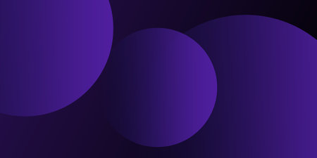 Background, Header or Banner Design with Large Purple Bubbles Pattern - Multi Purpose Creative Wide...