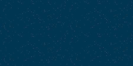 Abstract Colorful Spotted Pattern - Starry Night Sky - Random Placed Spots Texture, Vector Design on Dark Backgroundのイラスト素材