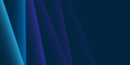Dark Blue Wallpaper, Background, Flyer or Cover Design for Your Business with Abstract Blue Lines Pattern - Applicable as Base for Reports, Presentations, Placards, Posters - Creative Vector Templateのイラスト素材
