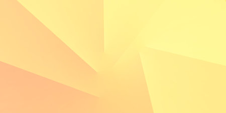 Yellow, Orange and Brown Abstract Background Design - 3D Geometric Shapes: Stripes and Lines - Color Gradients - Multi Purpose Colorful Bright Modern Style Minimalist Futuristic Web or Banner Templateのイラスト素材