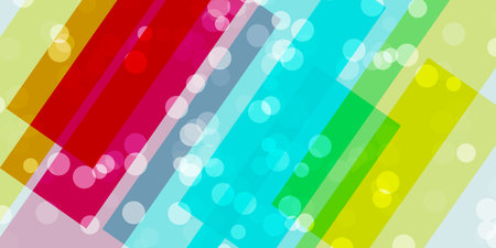 Rectangles with Transparent Spots, Riso Print Effect Graphics for Fabric, Textile, Clothing, Wrapping Paper, Wallpaper, Poster - Vector Pattern Graphic Design Perfect For Your Decoration or Designのイラスト素材