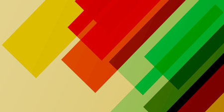 Layered Rectangles with Riso Print Effect - Graphic Element for Fabric, Textile, Clothing, Wrapping Paper, Wallpaper, Poster - Vector Pattern Graphic Design - Perfect For Your Own Decoration or Designのイラスト素材