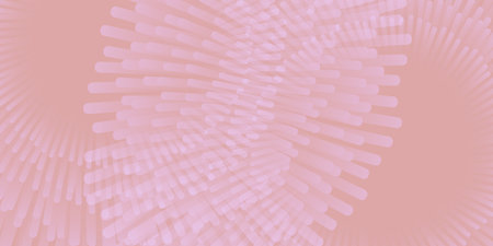 Abstract Pink Colored Minimal Retro Style Geometric Pattern Background Template, 3D Gradient Shapes Composition, Futuristic Poster or Landing Page Design - Vector Illustration Templateのイラスト素材