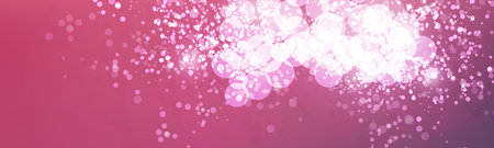 Banner Design Template with Abstract Blurred Colorful Background - Purple, Red and White Colors, Vivid Wide Scale Multipurpose Creative Vector Design for Web, Greeting Cards, Holiday Events, Postersのイラスト素材