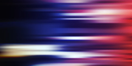 Abstract Colorful Blurred Header Background Template, Futuristic Poster or Landing Page Background Design - Vector Illustrationのイラスト素材
