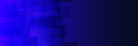 Abstract Purple and Dark Blue Overlaying Geometric Shapes Pattern,  Futuristic Vector Background, Layered Texture Design, Template with Copyspace, Place, Room for Your Textのイラスト素材