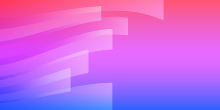 White, Red, Purple and Blue Colored Wallpaper, Background Design for Your Business - Abstract Geometric Gradient Texture Applicable for Web, Presentations, Placards, Posters - Creative Vector Templateのイラスト素材