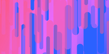 Abstract Multi Colored Retro Style Design - White, Pink, Purple, Blue Colors - Banner, Background, Poster or Landing Page Design, Multi Purpose Templateのイラスト素材