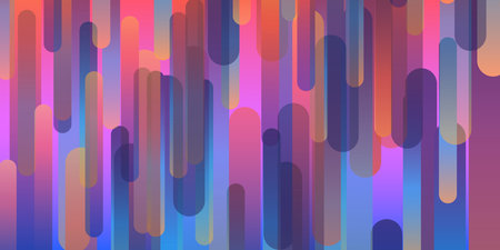 Abstract Multi Colored - Blue, Brown, Pink, Purple Colors - Banner, Background, Poster or Landing Page Design, Multi Purpose Templateのイラスト素材