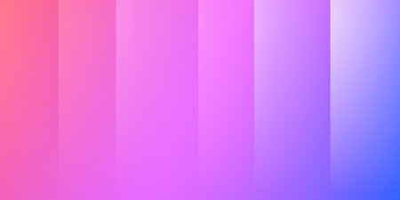 Vertical Stripes of Translucent Glowing Surface Colored in Shades of White, Blue and Purple - Geometric Pattern, Glossy Pattern on Blurred Abstract Gradient Background - Vector Design Templateのイラスト素材