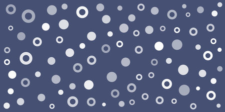 Abstract Blue and White Spots, Round Shapes Texture, Background Design, Pattern in Editable Vector Formatのイラスト素材