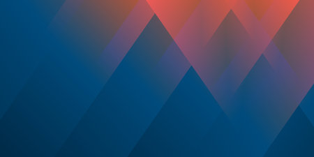 Dark Blue, Brown and Red Abstract Lit Blurry Gradient Surface, Texture - Slanted Crossing Lines Pattern with Low Lights - Wide Scale Background - Design Template, Illustration in Vector Formatのイラスト素材