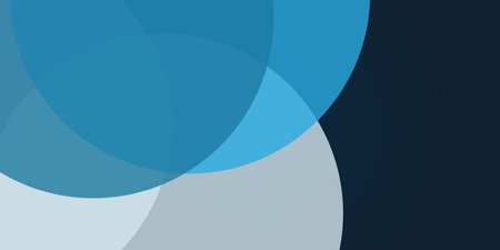 Minimalist abstract geometric design with bold black, grey, and blue colors. A modern, dynamic composition with curved shapes and strong contrasts, ideal for backgrounds, branding, and digital art.のイラスト素材