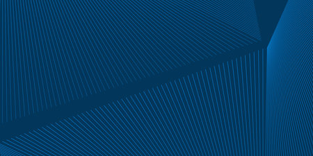 A sleek blue abstract background with converging lines and smooth gradients. The dynamic design and...