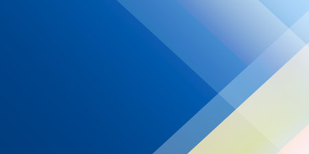 Abstract dark blue gradient background with layered translucent geometric shapes and diagonal bands....