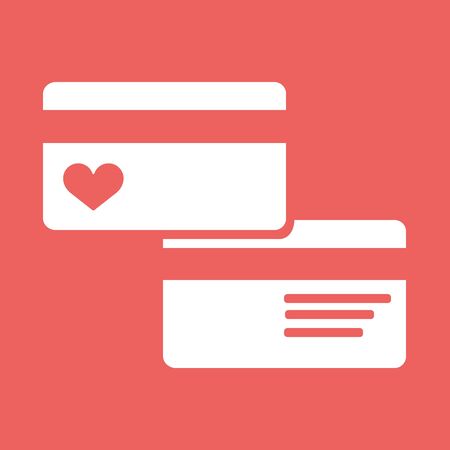 Credit Card pictograph passion icon Vector illustration style is flatのイラスト素材