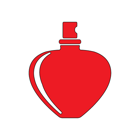 Perfume bottle flat icon illustration EPS 10のイラスト素材