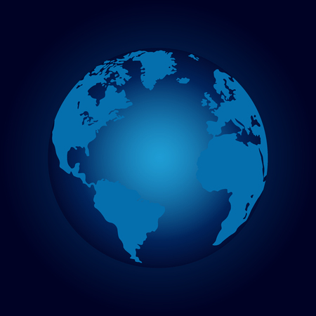 Blue planet earth image.のイラスト素材