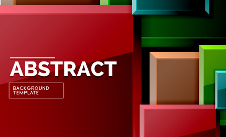 Square abstract background, glossy geometric designのイラスト素材