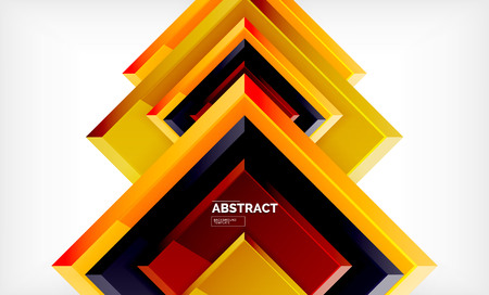 Geometric abstract background, modern square design. Vectorのイラスト素材