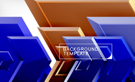 Abstract glossy techno arrows background, vector illustrationのイラスト素材