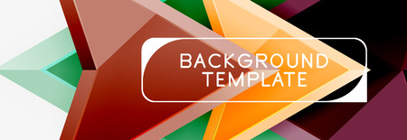 Arrows abstract composition for banner, background or logoの写真素材