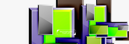 Abstract square composition for background, bannerのイラスト素材