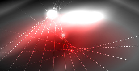 Glossy shiny glowing neon waves, magic space concept templateのイラスト素材