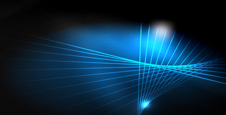 Glossy shiny glowing neon waves, magic space concept templateのイラスト素材