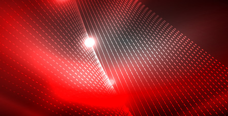 Glossy shiny glowing neon waves, magic space concept templateのイラスト素材