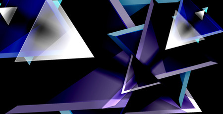 Glossy shiny triangles backgroundのイラスト素材
