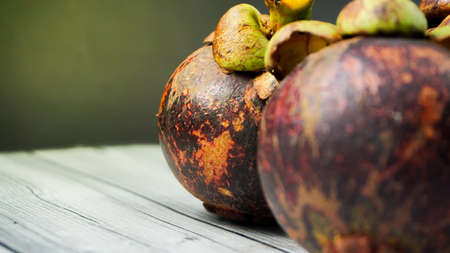 Mangosteen skin is very useful for the body and healthの写真素材