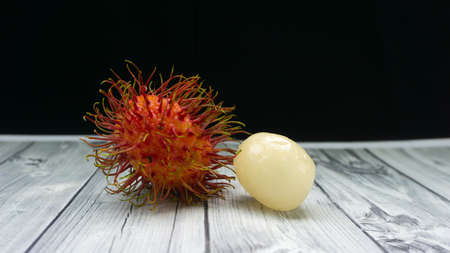 Rambutan, an endemic fruit from Indonesia, has fruit fur like hair