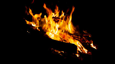 Blurry fire with slow speedの写真素材