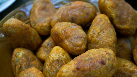 Timus is a traditional food from Indonesia. Timus made from sweet potatoes, Indonesian food and...