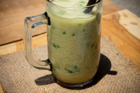 dawet cendol ice, indonesian ramadan foodの写真素材