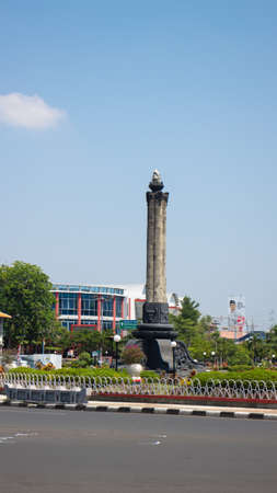 5 September 2020, Semarang, Indonesia: Tugu Muda, the Youth Monument, a Historic Landmark of Semarang, Indonesiaのeditorial素材