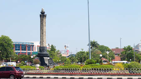 5 September 2020, Semarang, Indonesia: Tugu Muda, the Youth Monument, a Historic Landmark of Semarang, Indonesiaのeditorial素材