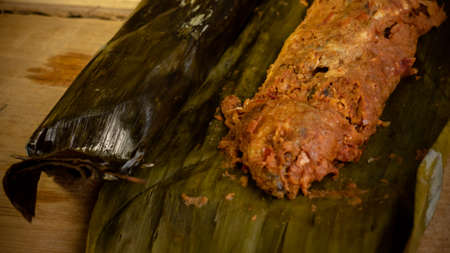 pepes ikan or fish pepes is one of type tradisional cuisine from Java, Milkfish Pepesの写真素材