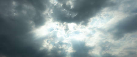 Ray of light from sky, for motivation backgroundの写真素材