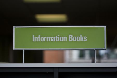 library book signの写真素材