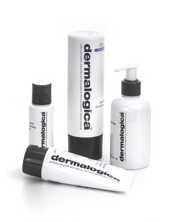 Dermalogica  intensive moisture balance Skin Care on a white backgroundのeditorial素材