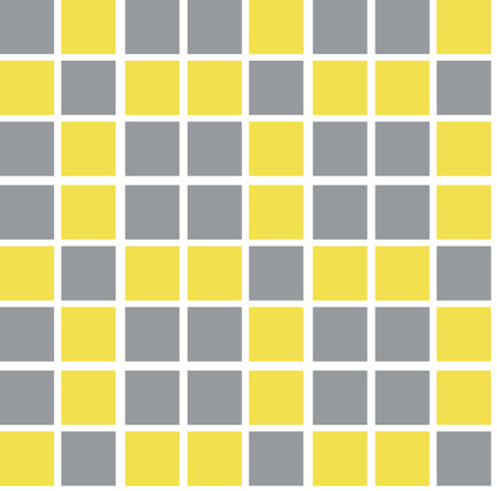 Ultimate Gray and Illuminating Yellow Trending Colors of the Year 2021. Color pattern, vector  illustrationのイラスト素材